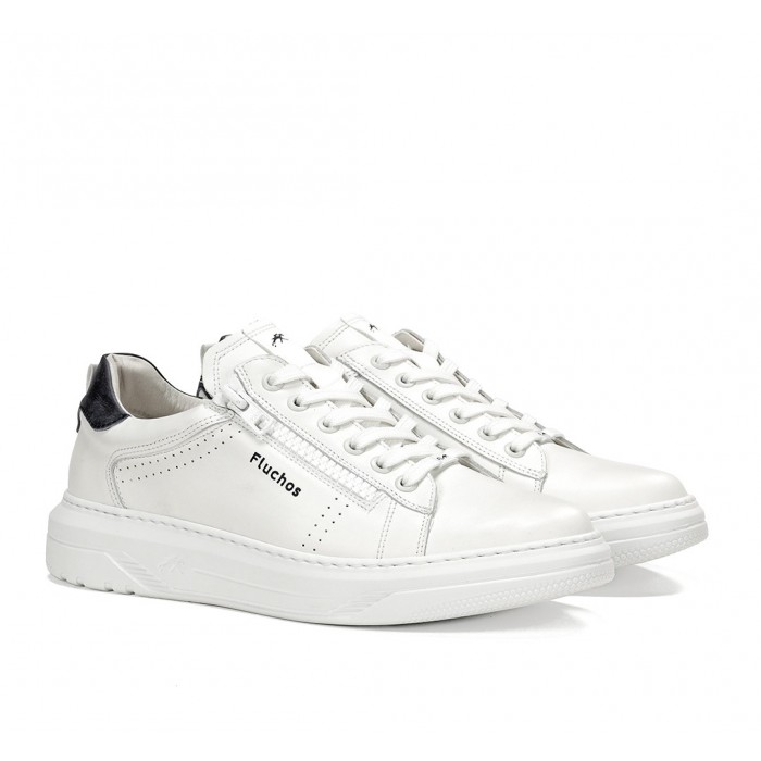 Zapatos Deportivos Hombre Fluchos Boston F1965 Blanco