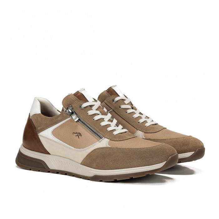 Zapatos Deportivos Hombre Fluchos Louis F1958 Taupe