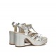 Sandalias Tacón Mujer  Dorking Jessy D9276 Plata
