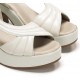 Sandalias Tacón Mujer Dorking Jessy D9278 Blanca