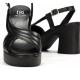Sandalias Tacón Mujer Dorking Jessy D9278 Negra