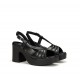 Sandalias Tacón Mujer Dorking Jessy D9278 Negra