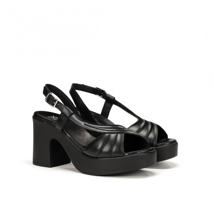 Sandalias Tacón Mujer Dorking Jessy D9278 Negra