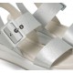 Sandalias Cuña Mujer Dorking Slam D9088 Plata