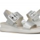Sandalias Cuña Mujer Dorking Slam D9088 Plata