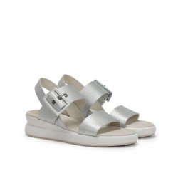 Sandalias Cuña Mujer Dorking Slam D9088 Plata