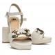 Sandalias Tacón Mujer Dorking Lyra  D9253 Blanco
