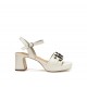 Sandalias Tacón Mujer Dorking Lyra  D9253 Blanco