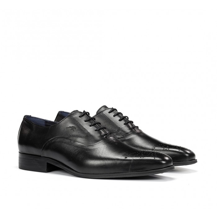 Zapatos Vestir Hombre Fluchos Cesar F0404 Negro