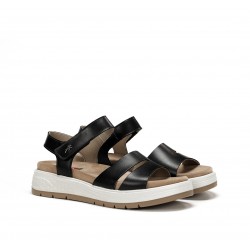 Sandalias Cuñas Mujer Fluchos Street F2006 Negro