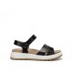 Sandalias Cuñas Mujer Fluchos Street F2006 Negro