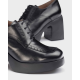 Zapatos Mujer Wonders Mercedes  H-4962 Negro