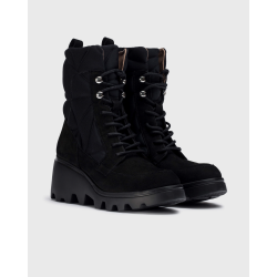 Botines Mujer Wonders Silver G-7004 Negro