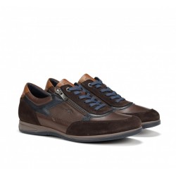 Zapatos Hombre Fluchos Daniel F1288 Afelpado Cafe