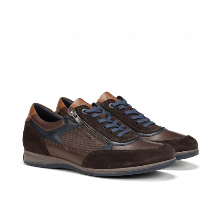 Zapatos Hombre Fluchos Daniel F1288 Afelpado Cafe