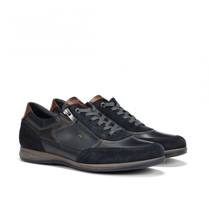 Zapatos Hombre Fluchos Daniel F1288 Afelpado Marino