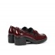 Zapatos Mocasines Mujer Fluchos Fugaz F2111  Rojo