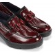Zapatos Mocasines Mujer Fluchos Fugaz F2111  Rojo
