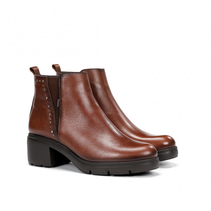 Botines Mujer Fluchos Fugaz F2109 Cuero