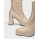 Botines Mujer Wonders Lipa H-5940 Taupe