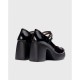 Zapatos Mujer Wonders  Lady H-4960 Charol Negro