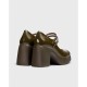 Zapatos Mujer Wonders  Lady H-4960 Charol Verde