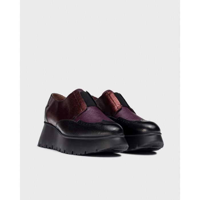 Zapatos Mujer Wonders Salva C-7313 Negro/Cobre