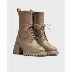 Botines Mujer Wonders Venecia G-6712 Taupe