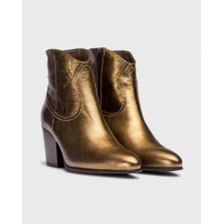 Botines Mujer Wonders Cane I-8912 Oro