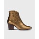 Botines Mujer Wonders Cane I-8912 Oro