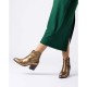 Botines Mujer Wonders Cane I-8912 Oro