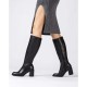 Botas Tacón Mujer Wonders Mate I-9201 Negro