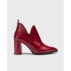 Botines Mujer Wonders Julieta M-5428 Rojo