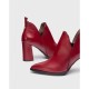 Botines Mujer Wonders Julieta M-5428 Rojo