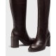 Botas Tacón Mujer Wonders Mate I-9201 Marrón