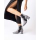 Botines Tacón Mujer Wonders Glit I-9012 Gris