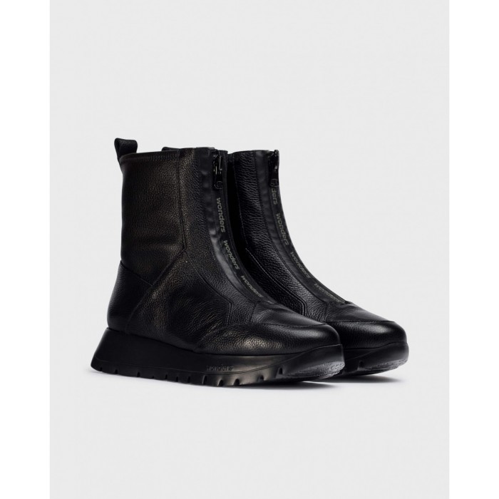Botines Mujer Wonders Walk A-2472 Negro