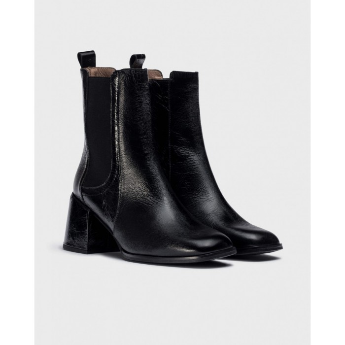 Botines Mujer Wonders Rori H-6403 Negro