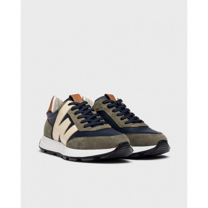 Zapatos Deportivos Hombre Wonders Rin CB-4820 Azul Marino