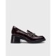 Mocasines Mujer Wonders Chuck G-6151 Burdeos