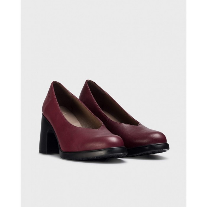 Zapatos Mujer Wonders Eley M-5503 Burdeos