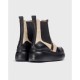 Botines Mujer Wonders Yuri A-2662 Negro/ Taupe