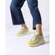 Deportivos Mujer Wonders  Azure A-4001 Amarillo Maiz