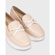 Mocasines Mujer Wonders Aura A-2480 Palo