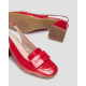 Zapatos Tacón Mujer Wonders  Rebeca H-6312 Rojo