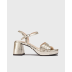 Sandalias Mujer Wonders Danna  G-6810 Platino