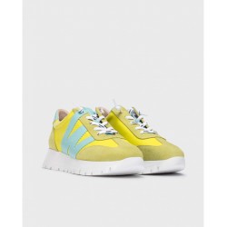 Zapatos Deportivos Mujer Wonders Racer A-2476 Amarilla