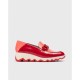Zapatos Mocasines Mujer Wonders Sima C-7603 Rojo