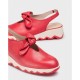 Zapatos Mocasines Mujer Wonders Aixa C-7602 Rojo