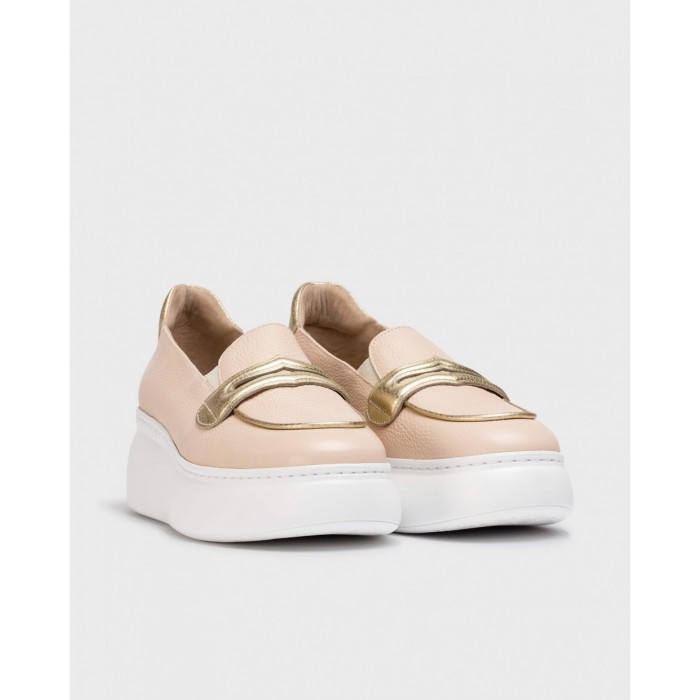 Mocasines Mujer Wonders A-2671 Bacán Rosa
